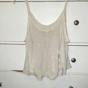Cream Tank Top